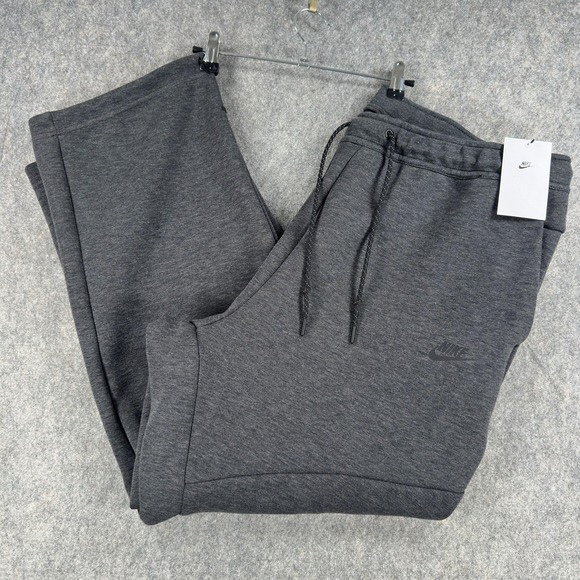 Nike Other - Nike Tech Fleece Pants Open Hem Mens 2XL Gray Straight Leg IM0697-032